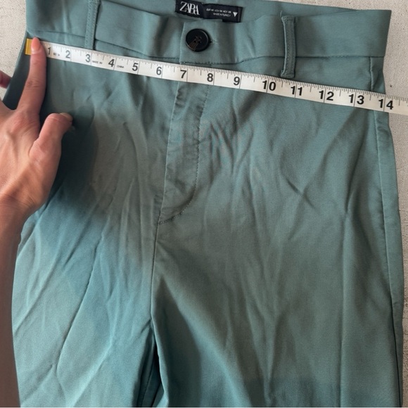 Zara Green Wide Leg Pants - Picture 11 of 12